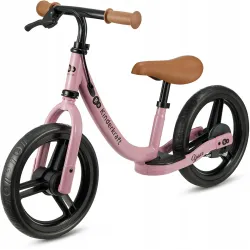 Kinderkraft Rowerek biegowy hamulec ręczny regulowany SPACE 12" retro Pink