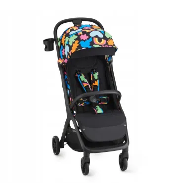 KINDERKRAFT Wózek spacerowy do 22 kg lekki i zwrotny NUBI 2 - happy shapes