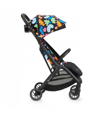 KINDERKRAFT Wózek spacerowy do 22 kg lekki i zwrotny NUBI 2 - happy shapes