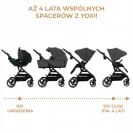 Kinderkraft Wózek Dziecięcy Wielofunkcyjny Spacerówka 2w1 YOXI Szary