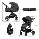 Kinderkraft Wózek Dziecięcy Wielofunkcyjny Spacerówka 2w1 YOXI Szary