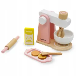 Mamabrum Drewniany Mikser do Ciasta z Akcesoriami MAM165