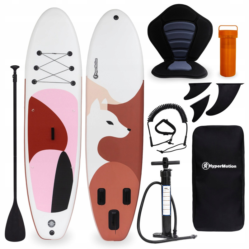 SUP Deska Board Paddle Do Pływania Pompowana 320cm z Siedziskiem i Wiosłem