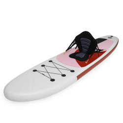 SUP Deska Board Paddle Do Pływania Pompowana 320cm z Siedziskiem i Wiosłem