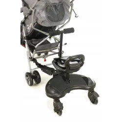 Uniwersalna dostawka do Wózka 2w1 z Siedziskiem Kółka LED