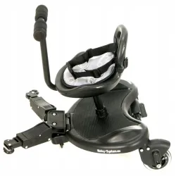 Uniwersalna dostawka do Wózka 2w1 z Siedziskiem Kółka LED