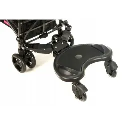 Uniwersalna dostawka do Wózka 2w1 z Siedziskiem Kółka LED