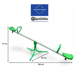 Huśtawka Ogrodowa Wahadłowa Karuzela Równoważnia 2w1 Dla Dzieci HYPERMOTION Huśtawka Ogrodowa Wahadłowa Karuzela Równoważnia 2w1 Dla Dzieci HYPERMOTION