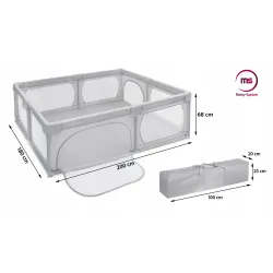 Moby System KOJEC PLAC ZABAW SUCHY BASEN DLA DZIECI 200x180cm