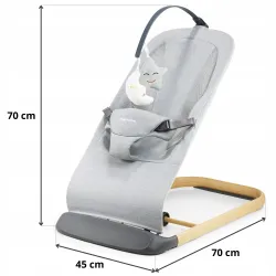 Leżaczek Bujaczek Dla Niemowląt 2w1 Składany Trzystopniowa Regulacja MOBY Leżaczek Bujaczek Dla Niemowląt 2w1 Składany Trzystopniowa Regulacja MOBY
