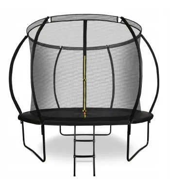 Trampolina Dla Dzieci Ogrodowa 305 z Drabinką i Siatką Szybkoschnąca 100kg 10FT