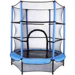 HYPER MOTION Trampolina z siatką 140 cm MINI 55