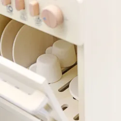 Mamabrum Drewniana zmywarka do naczyń z akcesoriami MAM154