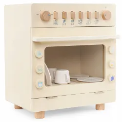 Mamabrum Drewniana zmywarka do naczyń z akcesoriami MAM154