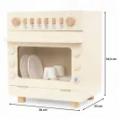 Mamabrum Drewniana zmywarka do naczyń z akcesoriami MAM154