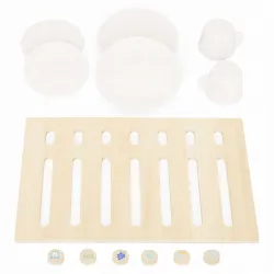 Mamabrum Drewniana zmywarka do naczyń z akcesoriami MAM154