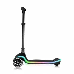 Hulajnoga trójkołowa 50kg LED Lionelo Mey  Black Onyx