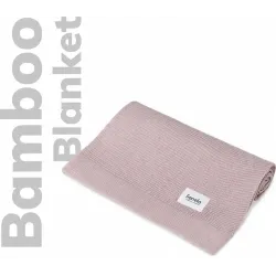 Lionelo Bamboo Blanket KOCYK BAMBUSOWY Otulacz 75x100cm Pink