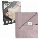 Lionelo Bamboo Blanket KOCYK BAMBUSOWY Otulacz 75x100cm Pink