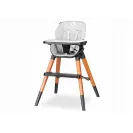 KRZESEŁKO do karmienia Lionelo MONA 4w1 Black Onyx