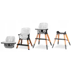 KRZESEŁKO do karmienia Lionelo MONA 4w1 Black Onyx