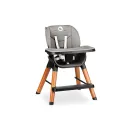 KRZESEŁKO do karmienia Lionelo MONA 4w1 Black Onyx