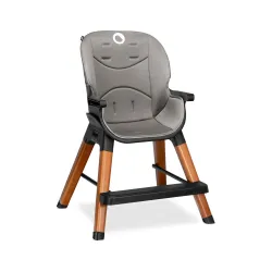 KRZESEŁKO do karmienia Lionelo MONA 4w1 Black Onyx