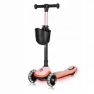 Hulajnoga trójkołowa 50kg LED Lionelo Mey  Pink Rose