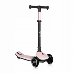 Hulajnoga trójkołowa 50kg LED Lionelo Mey Pink Rose Hulajnoga trójkołowa 50kg LED Lionelo Mey Pink Rose