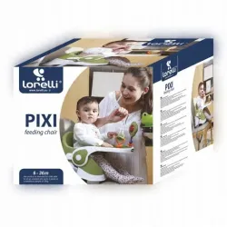 Lorelli krzesełko do karmienia 2w1 nadstawka na krzesło PIXI Gray&White