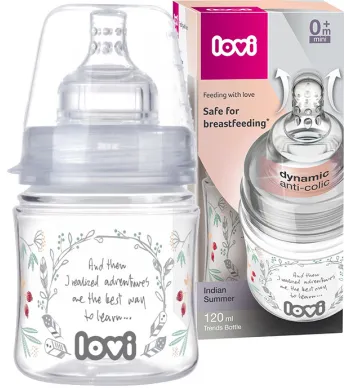 LOVI 0M+ BUTELKA DO KARMIENIA TRENDS 120ML 21/582