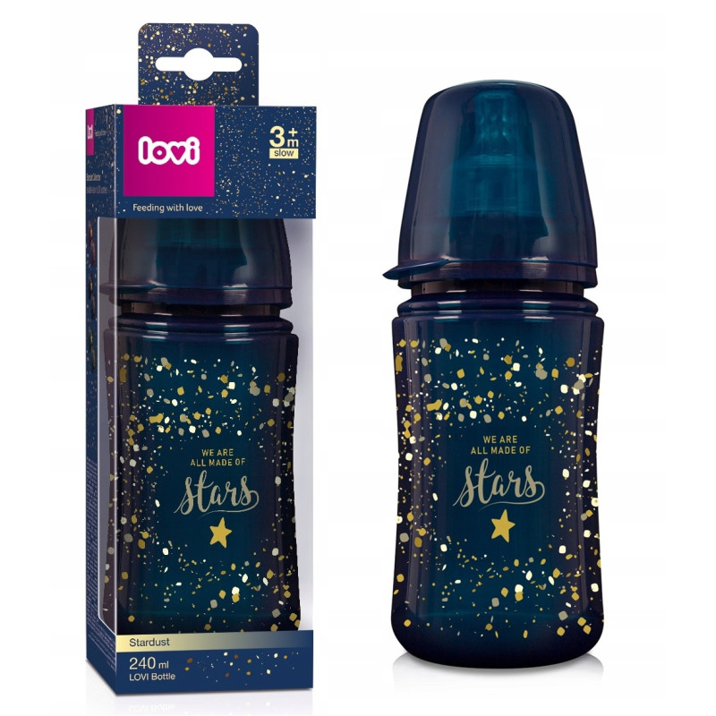 Lovi Butelka antykolkowa 240ml 3m+ 21/585 Stardust