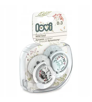 Lovi Smoczek uspokajający 0-3m 2szt 22/882b wild soul