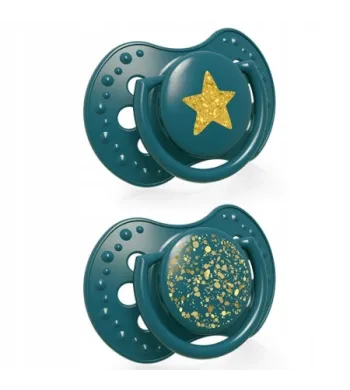 Lovi Smoczek uspokajający Stardust 0-3m 22/892 zielony