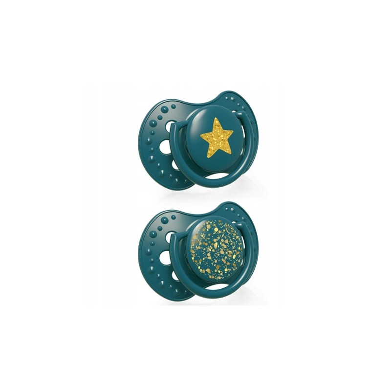 Lovi Smoczek uspokajający Stardust 0-3m 22/892 zielony