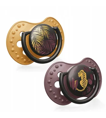 LOVI smoczek dynamiczny 0-3 m-cy Jungle Vibes 22/901 Girl