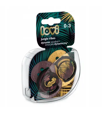 LOVI smoczek dynamiczny 0-3 m-cy Jungle Vibes 22/901 Girl