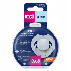 Lovi Smoczek uspokajający Prime 0-6m 1szt 34/416 Blue