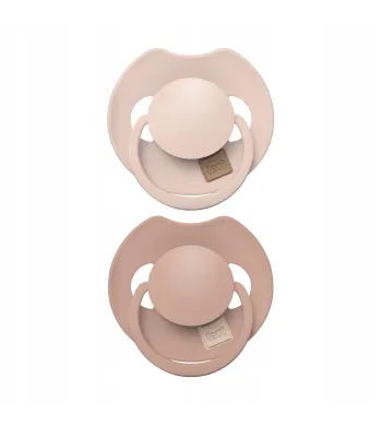 LOVI Smoczek silikonowy dynamiczny Prime 18m+ 2 szt.  34/407 Nude/Blush