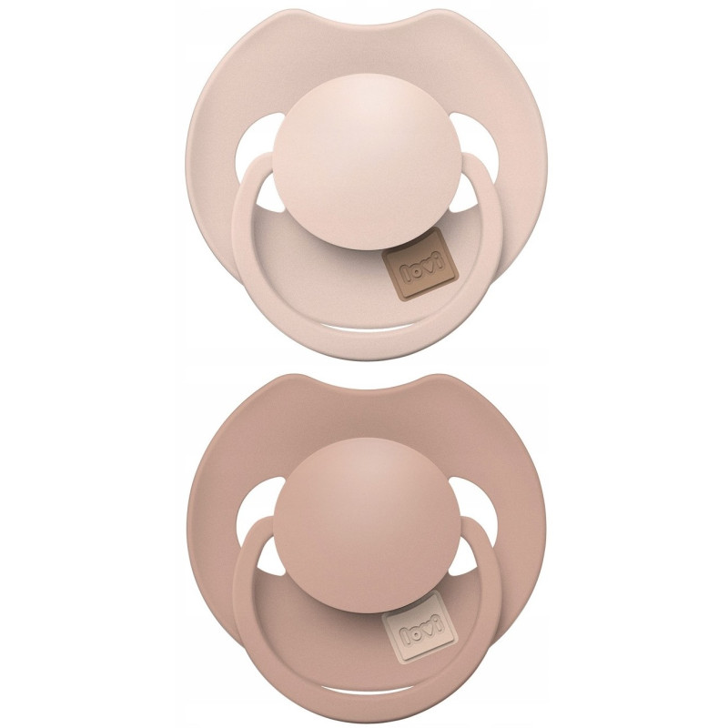 Lovi Smoczek uspokajający Prime 6-18m 2szt 34/406 NUDE/BLUSH