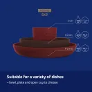 Lovi zestaw naczyń tworzywo sztuczne  21/532 Red