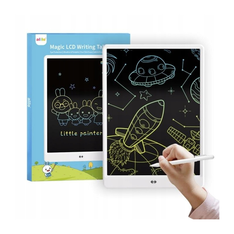 ALILO MAGICZNA TABLICA TABLET DLA DZIECI DO RYSOWANIA ZNIKOPIS