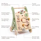 TINY LOVE drewniany pchacz chodzik tablica manipulacyjna BOHO