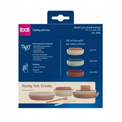 Lovi miseczki dla niemowląt Tamarillo 2szt. 21/531 RED Lovi miseczki dla niemowląt Tamarillo 2szt. 21/531 RED