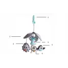 Karuzela podróżna kompaktowa Pack&Go - Magiczna Kraina - czarno-biała