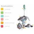 Karuzela podróżna kompaktowa Pack&Go - Magiczna Kraina - czarno-biała