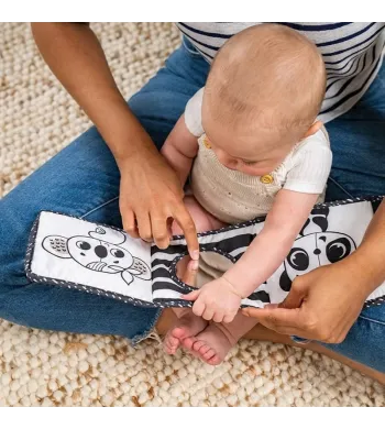 Tiny Love Dwustronna Książeczka Kontrastowa Decor Czarno Biała