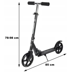 HyperMotion Hulajnoga ROCKSTER 100kg BLACK HyperMotion Hulajnoga ROCKSTER 100kg BLACK