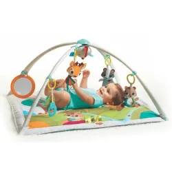 Tiny Love Gimnastyka dla bobasa z pałąkami - mata edukacyjna Leśna Kraina
