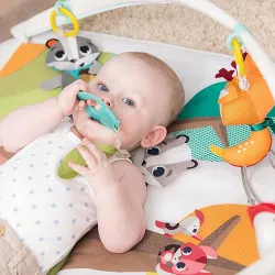 Tiny Love Gimnastyka dla bobasa z pałąkami - mata edukacyjna Leśna Kraina